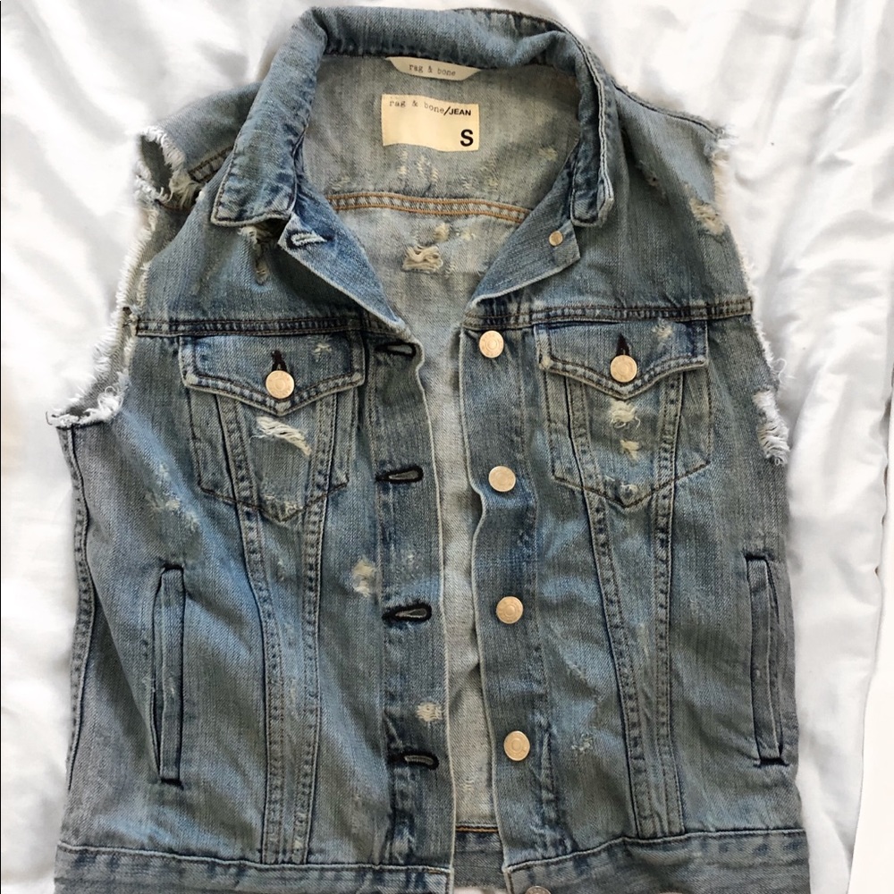 denim vest